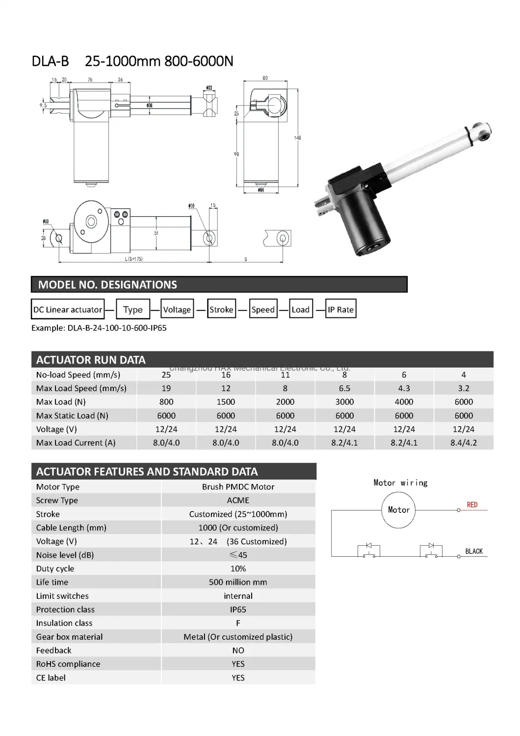 12V DC Linear Actuator 500mm Electric Motor for Recliner Chair Sofa Beds Parts