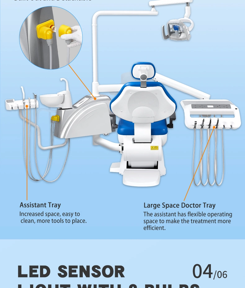 Full Set Option Medical Equipment Dental Chair Unit New Design Economic Dental Chair Spare Part