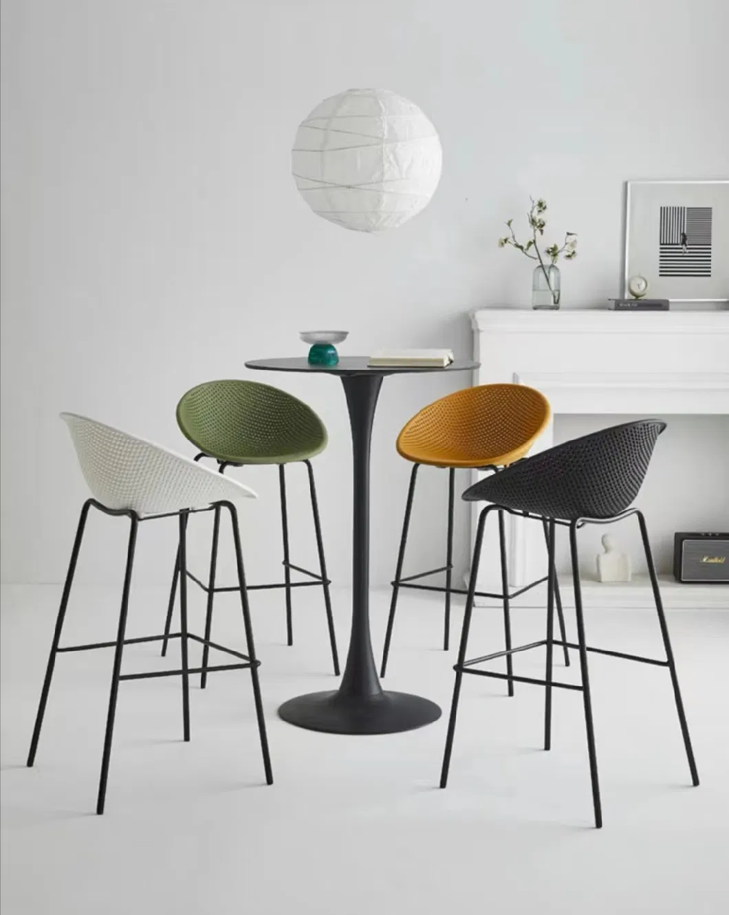 Bar Stool Chair Plastic Chair Dining Chair Home Furniture Modern Furniture